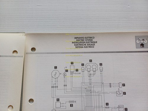CAGIVA City 50 scooter 1992 manuale officina originale workshop manual