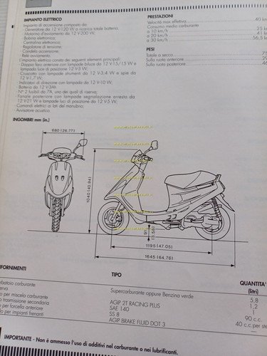 CAGIVA City 50 scooter 1992 manuale officina originale workshop manual