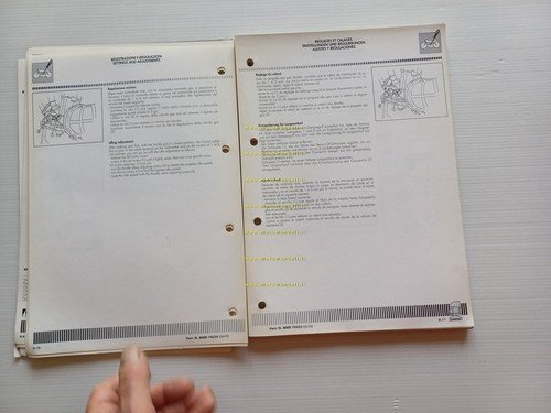 CAGIVA City 50 scooter 1992 manuale officina originale workshop manual