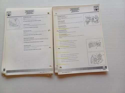 CAGIVA City 50 scooter 1992 manuale officina originale workshop manual