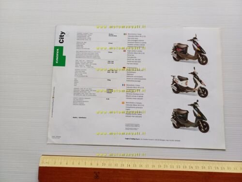 Cagiva City 50 Scooter depliant originale Italiano