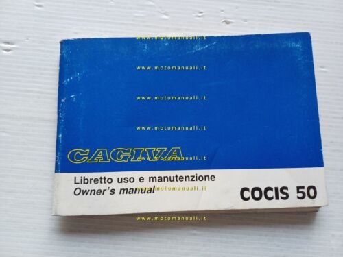 Cagiva Cocis 50 1988 manuale uso manutenzione originale