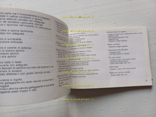 Cagiva Cocis 50 1988 manuale uso manutenzione originale