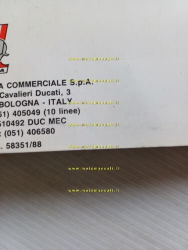 Cagiva Cocis 50 1988 manuale uso manutenzione originale