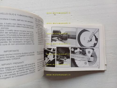 Cagiva Cocis 50 1988 manuale uso manutenzione originale