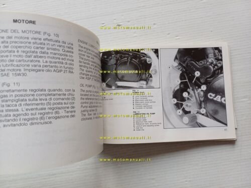 Cagiva Cocis 50 1988 manuale uso manutenzione originale