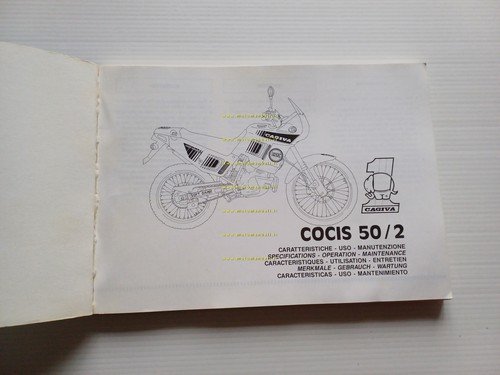 Cagiva Cocis 50/2 1990 manuale uso manutenzione libretto italiano originale