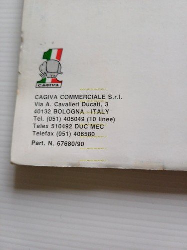 Cagiva Cocis 50/2 1990 manuale uso manutenzione libretto italiano originale