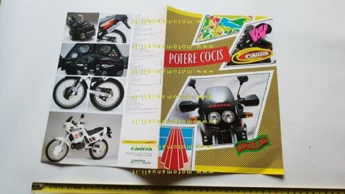 Cagiva Cocis 50 Enduro 1988 depliant originale Italiano moto brochure