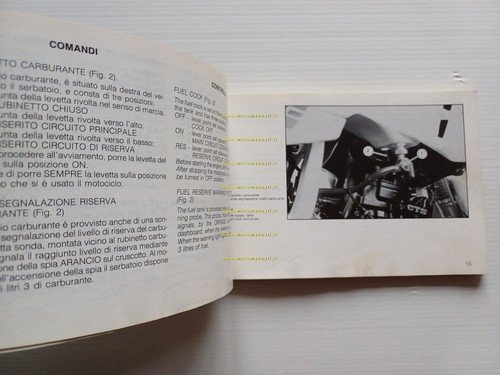 Cagiva Cruiser 125 1987 manuale uso manutenzione libretto originale