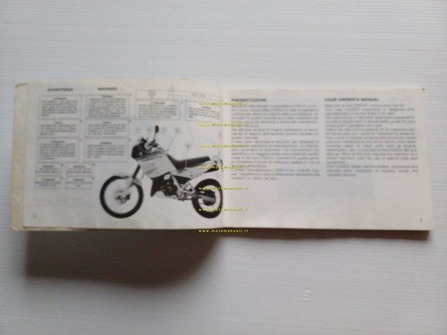 Cagiva Cruiser 125 1987 manuale uso manutenzione libretto originale