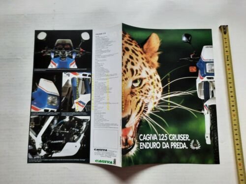 Cagiva Cruiser 125 Enduro 1987 depliant originale Italiano moto brochure