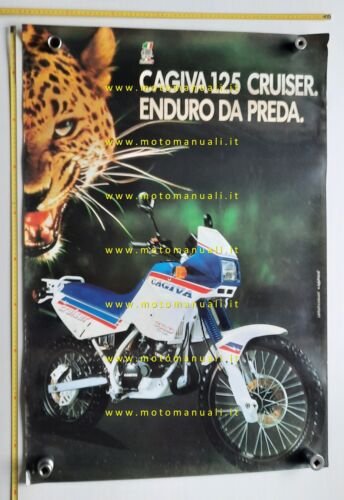 Cagiva Cruiser 125 manifesto poster originale