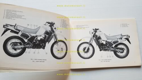 Cagiva Elefant 125 1985 manuale uso manutenzione libretto originale italiano