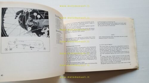 Cagiva Elefant 125 1985 manuale uso manutenzione libretto originale italiano