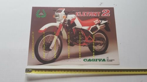 Cagiva Elefant 2 125 Enduro depliant originale Italiano moto brochure