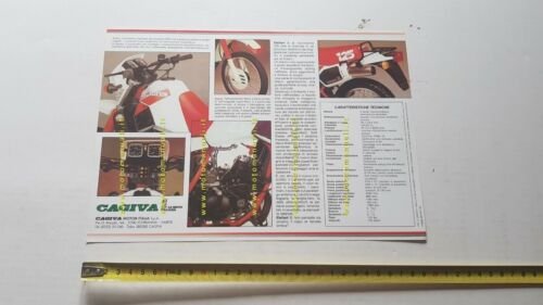 Cagiva Elefant 2 125 Enduro depliant originale Italiano moto brochure