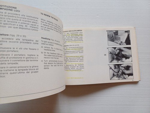 Cagiva Elefant 650 1985 manuale uso manutenzione libretto istruzioni originale