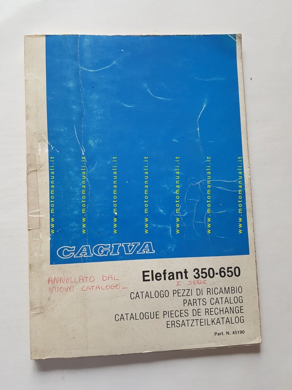 Cagiva Elefant 650-350 1985 catalogo ricambi originale moto spare parts …