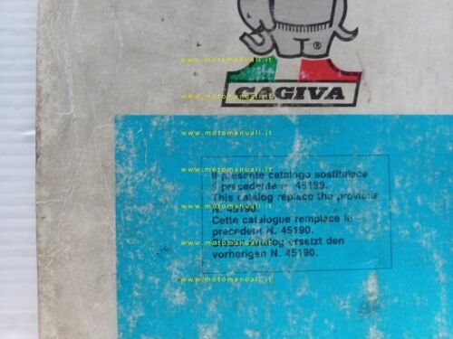Cagiva Elefant 650-350 1986 catalogo ricambi originale spare parts catalogue