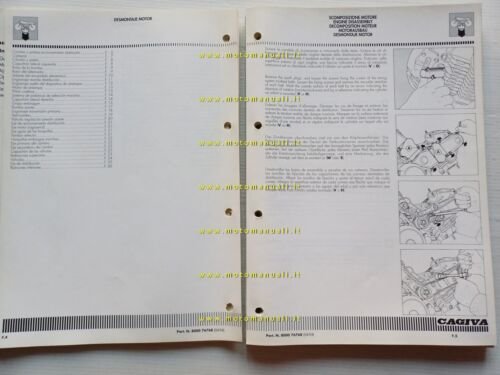 CAGIVA Elefant 750 1994 manuale officina AGGIORNAMENTO manuale 900 1993 …