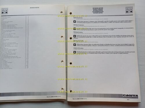 CAGIVA Elefant 750 1994 manuale officina AGGIORNAMENTO manuale 900 1993 …