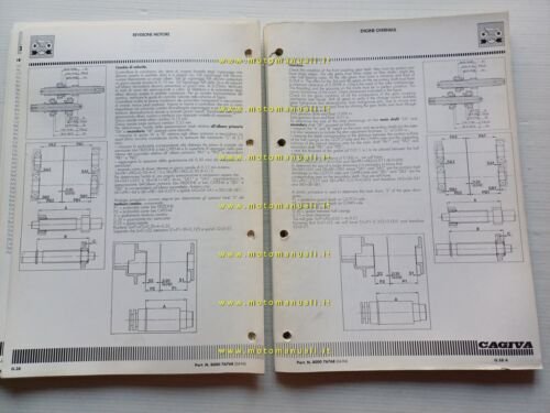 CAGIVA Elefant 750 1994 manuale officina AGGIORNAMENTO manuale 900 1993 …