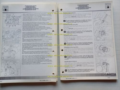 CAGIVA Elefant 750 1994 manuale officina AGGIORNAMENTO manuale 900 1993 …