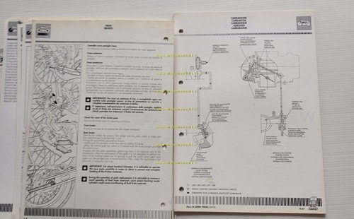 CAGIVA Elefant 900 1993 manuale officina riparazione originale