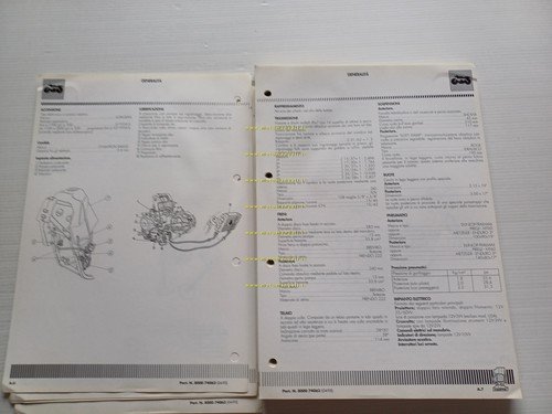 CAGIVA Elefant 900 1993 manuale officina riparazione originale