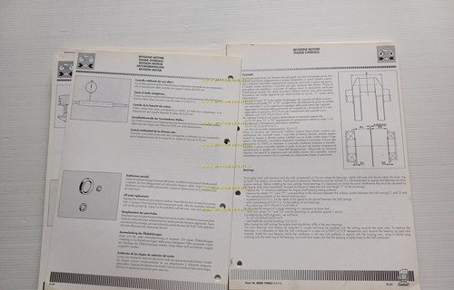 CAGIVA Elefant 900 1993 manuale officina riparazione originale