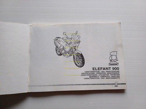 Cagiva Elefant 900 1993 manuale uso manutenzione libretto originale