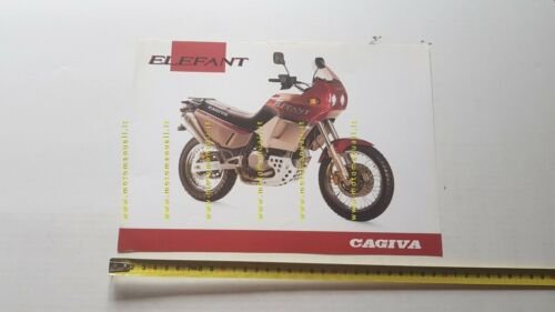 Cagiva Elefant 900 Enduro 1993 depliant originale Italiano moto brochure