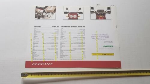 Cagiva Elefant 900 Enduro 1993 depliant originale Italiano moto brochure