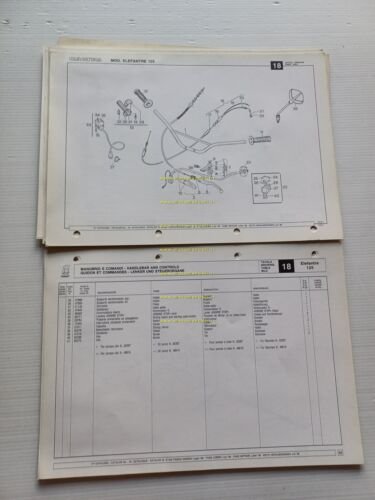 Cagiva Elefantre 125 1986 catalogo ricambi originale