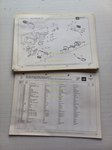 Cagiva Elefantre 125 1986 catalogo ricambi originale