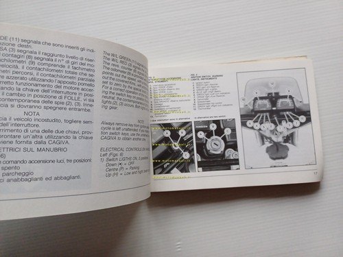 Cagiva Elefantre 125 1986 manuale uso manutenzione libretto originale