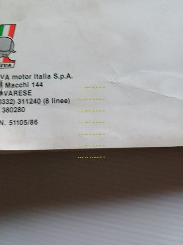 Cagiva Elefantre 125 1986 manuale uso manutenzione libretto originale