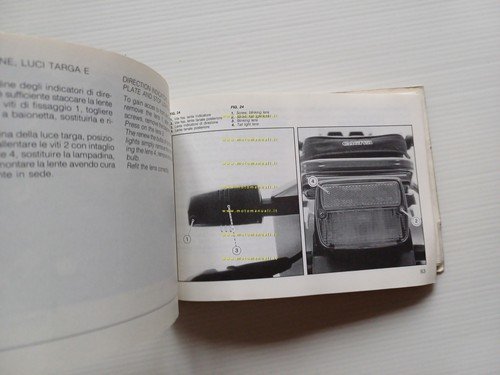 Cagiva Elefantre 125 1986 manuale uso manutenzione libretto originale