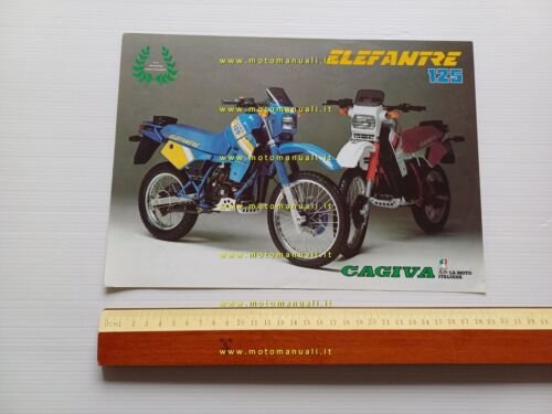 Cagiva Elefantre 125 depliant originale Italiano