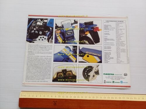Cagiva Elefantre 125 depliant originale Italiano