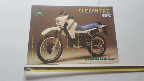 Cagiva Elefantre 125 Enduro depliant originale Italiano moto brochure
