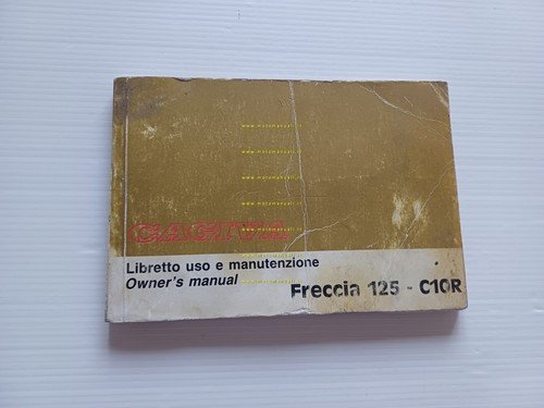 Cagiva Freccia 125 C10 R 1988 manuale uso manutenzione libretto …