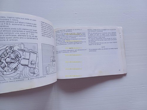Cagiva Freccia 125 C10 R 1988 manuale uso manutenzione libretto …