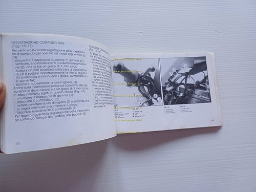 Cagiva Freccia 125 C10 R 1988 manuale uso manutenzione libretto …