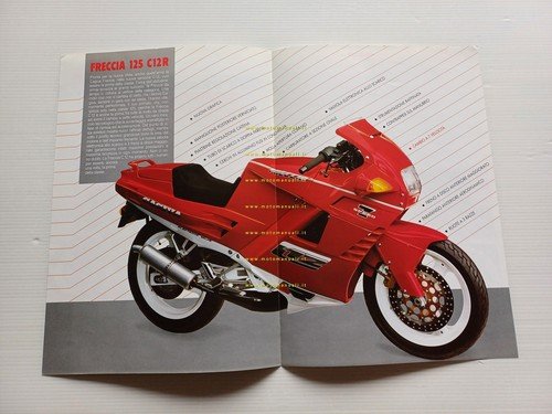 Cagiva Freccia 125 C12R depliant italiano originale