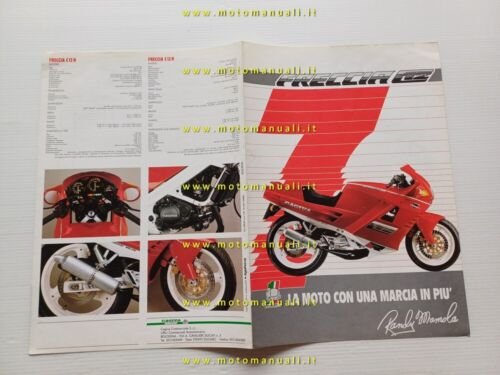 Cagiva Freccia 125 C12R depliant italiano originale