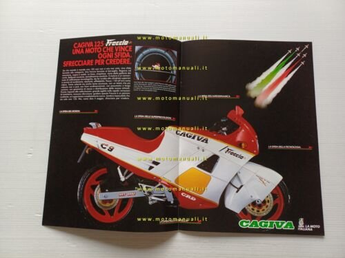 Cagiva Freccia 125 C9 1987 depliant originale italiano