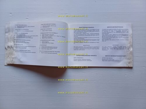 Cagiva-HD SST - SXT 125 manuale uso manutenzione originale owner's …