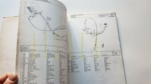 CAGIVA-HD SST 250 1976-78 catalogo ricambi originale moto spare parts …